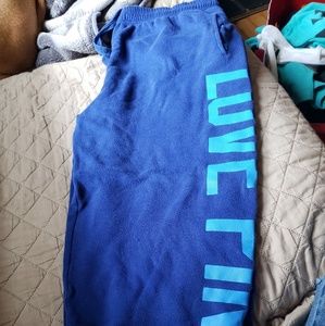 Victoria's secret pink cropped pants